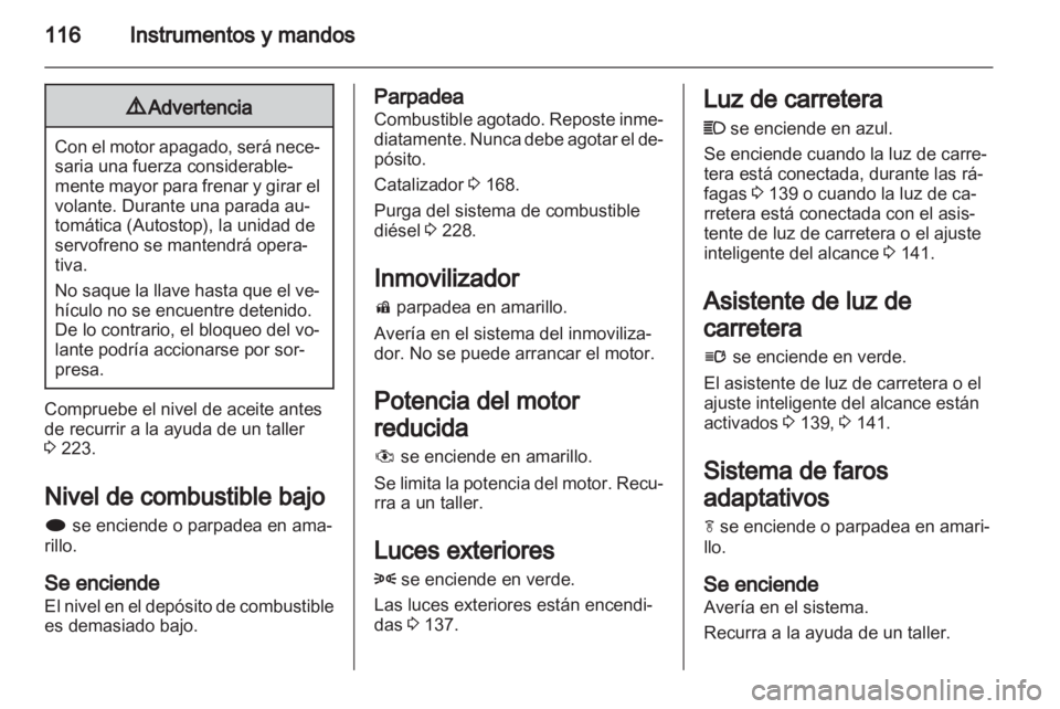 OPEL ZAFIRA TOURER 2012.5  Manual de Instrucciones (in Spanish) 
