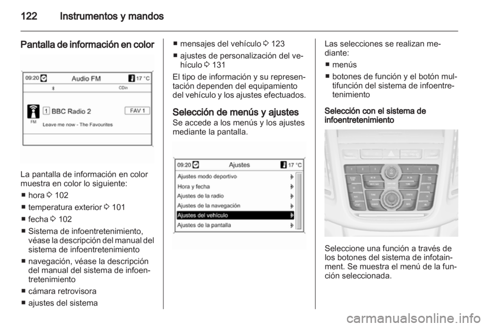 OPEL ZAFIRA TOURER 2012.5  Manual de Instrucciones (in Spanish) 
