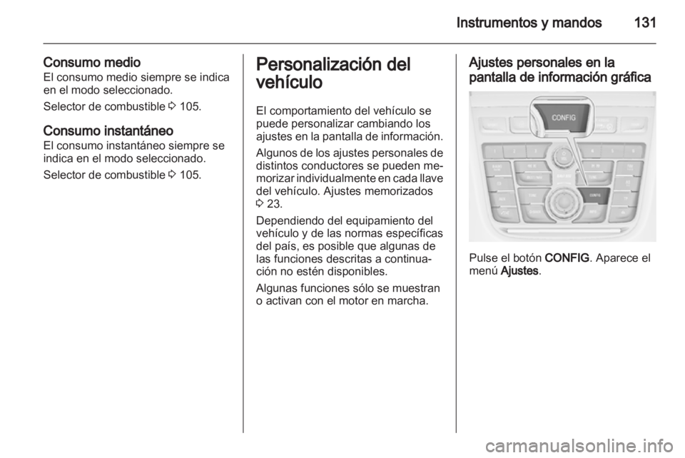 OPEL ZAFIRA TOURER 2012.5  Manual de Instrucciones (in Spanish) 