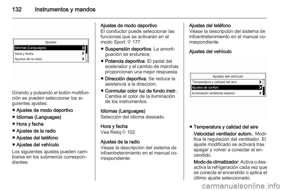 OPEL ZAFIRA TOURER 2012.5  Manual de Instrucciones (in Spanish) 