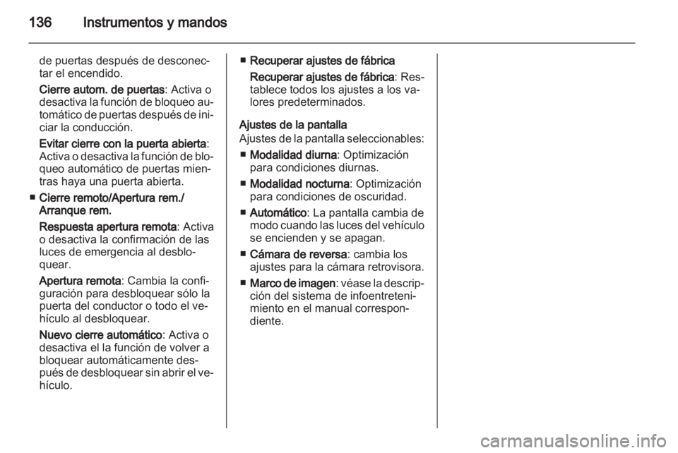 OPEL ZAFIRA TOURER 2012.5  Manual de Instrucciones (in Spanish) 