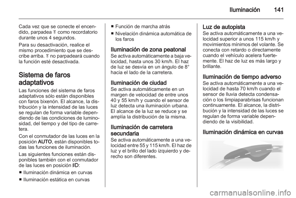 OPEL ZAFIRA TOURER 2012.5  Manual de Instrucciones (in Spanish) 