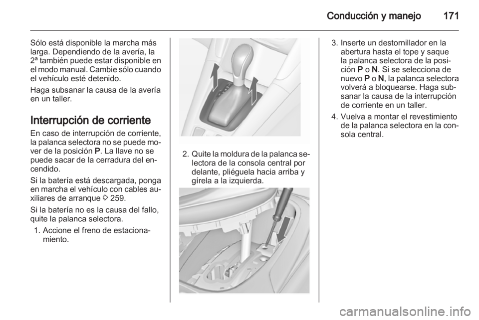 OPEL ZAFIRA TOURER 2012.5  Manual de Instrucciones (in Spanish) 