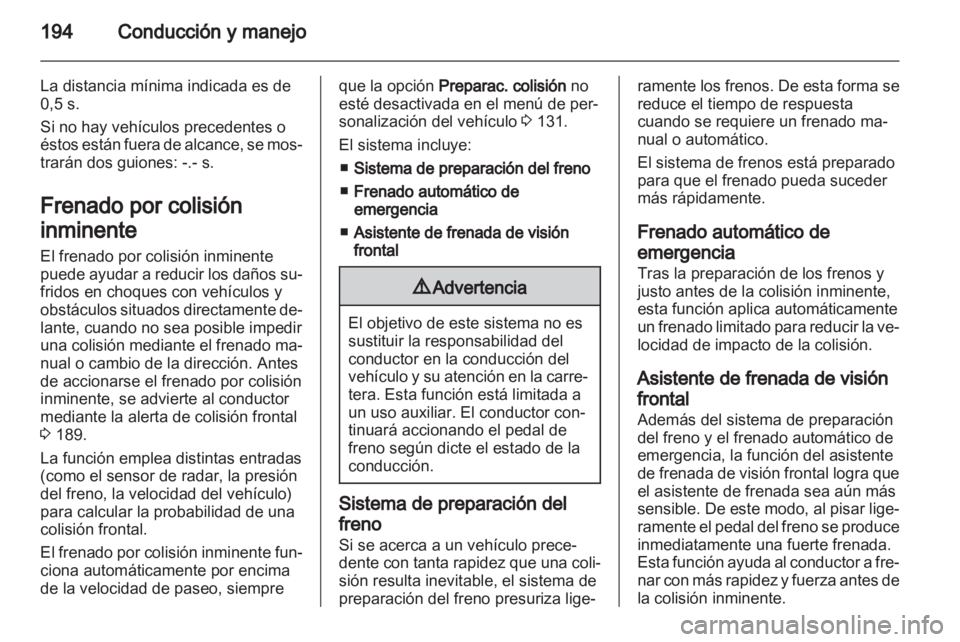 OPEL ZAFIRA TOURER 2012.5  Manual de Instrucciones (in Spanish) 