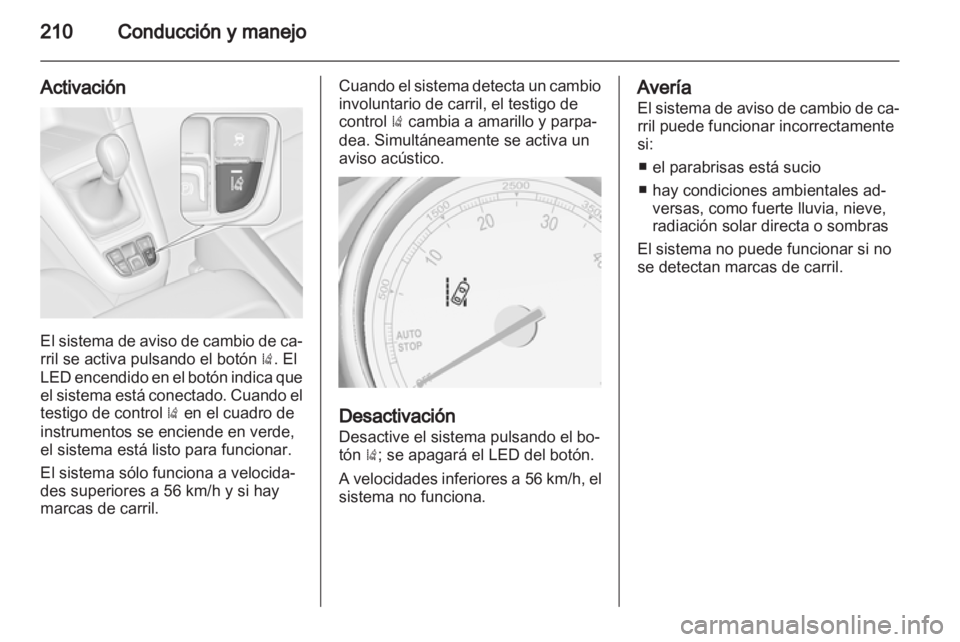 OPEL ZAFIRA TOURER 2012.5  Manual de Instrucciones (in Spanish) 