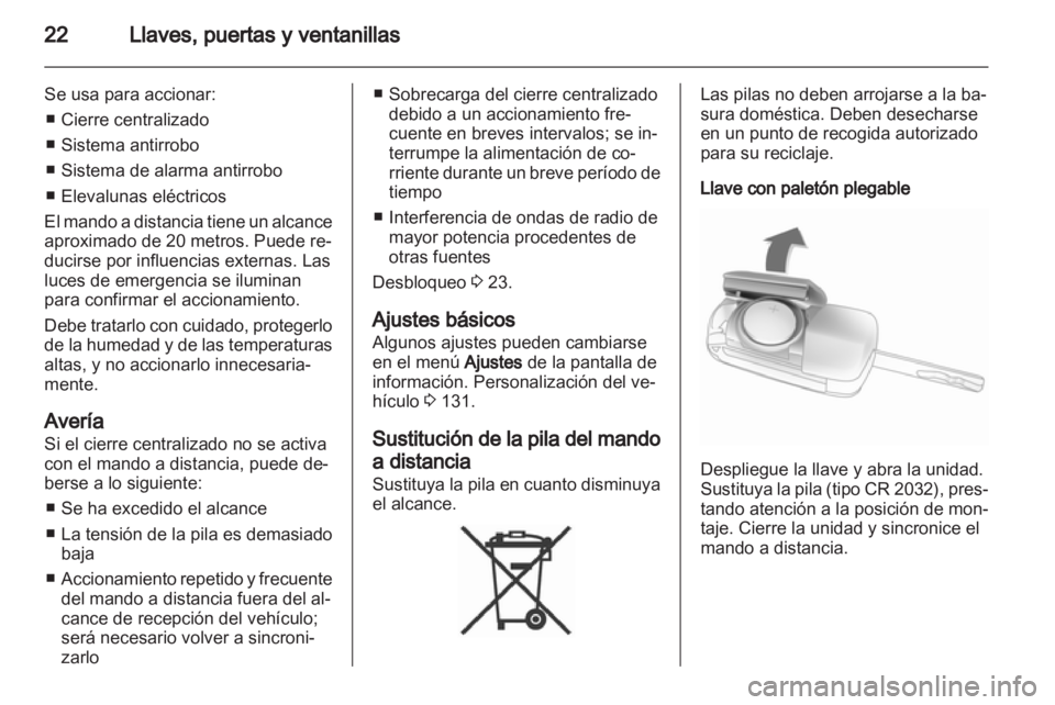 OPEL ZAFIRA TOURER 2012.5  Manual de Instrucciones (in Spanish) 