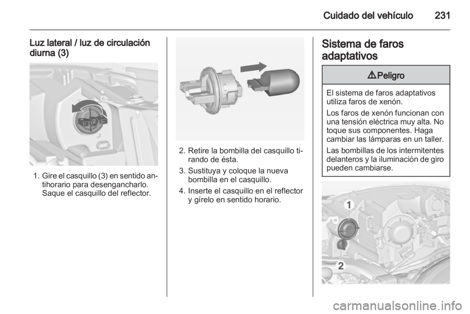 OPEL ZAFIRA TOURER 2012.5  Manual de Instrucciones (in Spanish) 