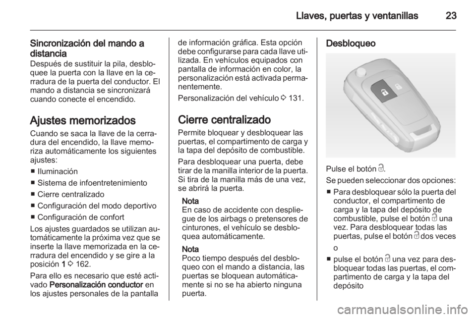 OPEL ZAFIRA TOURER 2012.5  Manual de Instrucciones (in Spanish) 