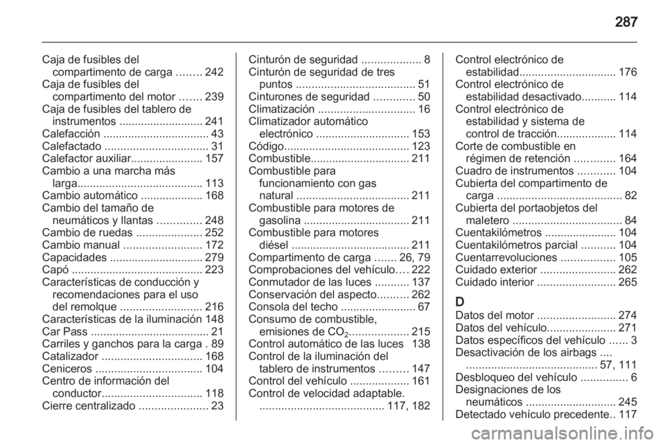 OPEL ZAFIRA TOURER 2012.5  Manual de Instrucciones (in Spanish) 