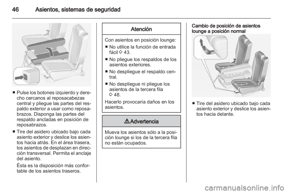 OPEL ZAFIRA TOURER 2012.5  Manual de Instrucciones (in Spanish) 