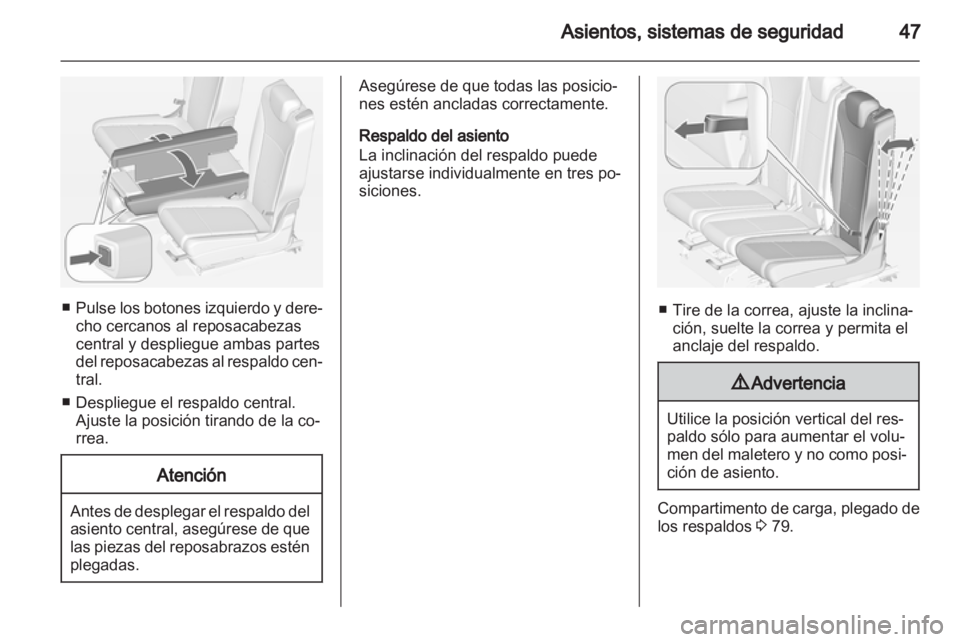OPEL ZAFIRA TOURER 2012.5  Manual de Instrucciones (in Spanish) 