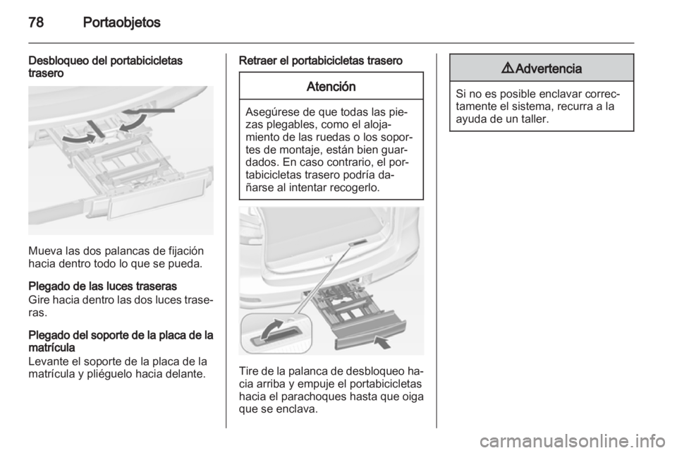 OPEL ZAFIRA TOURER 2012.5  Manual de Instrucciones (in Spanish) 