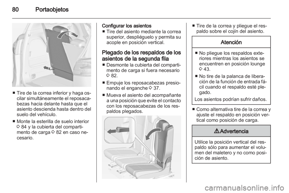 OPEL ZAFIRA TOURER 2012.5  Manual de Instrucciones (in Spanish) 