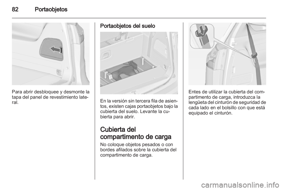 OPEL ZAFIRA TOURER 2012.5  Manual de Instrucciones (in Spanish) 