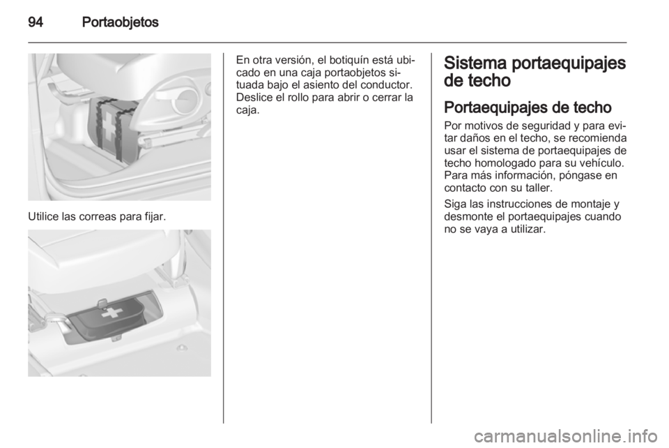 OPEL ZAFIRA TOURER 2012.5  Manual de Instrucciones (in Spanish) 