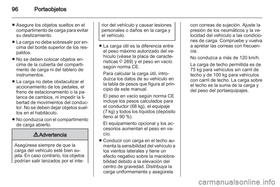 OPEL ZAFIRA TOURER 2012.5  Manual de Instrucciones (in Spanish) 