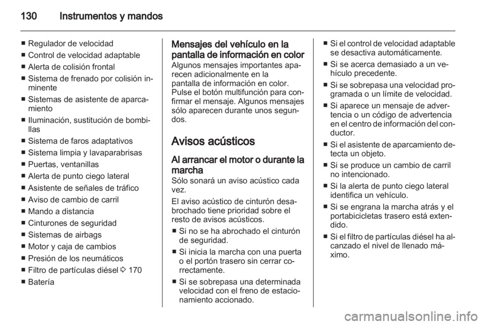 OPEL ZAFIRA TOURER 2013  Manual de Instrucciones (in Spanish) 