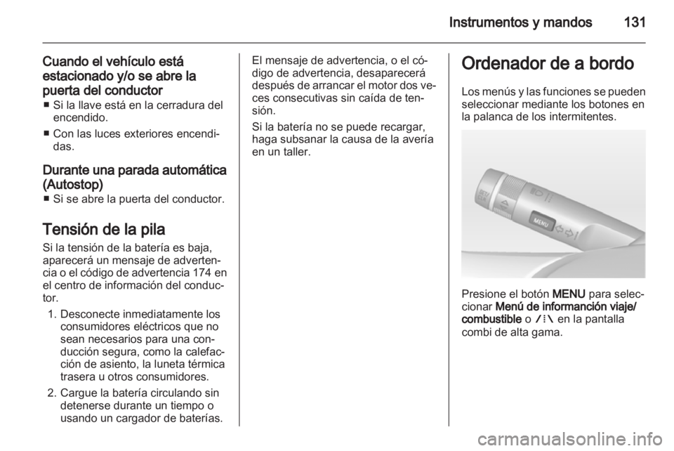 OPEL ZAFIRA TOURER 2013  Manual de Instrucciones (in Spanish) 