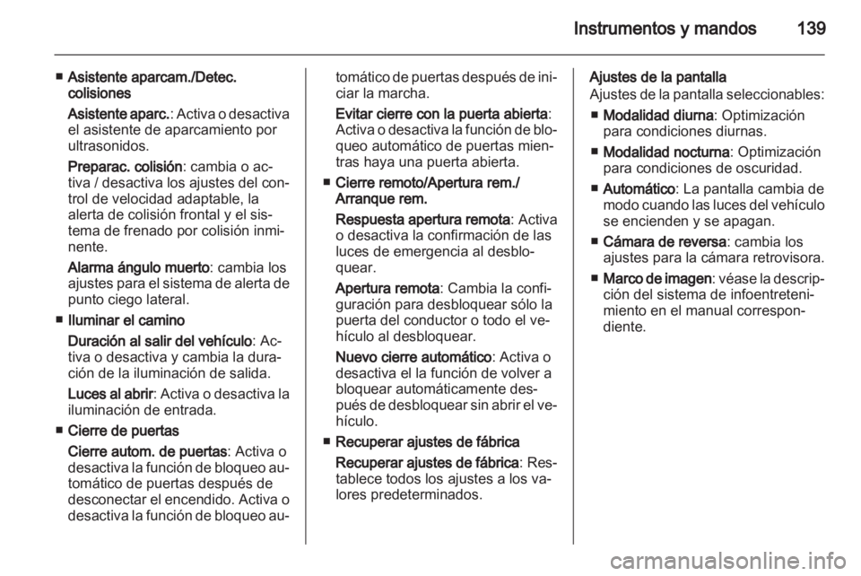 OPEL ZAFIRA TOURER 2013  Manual de Instrucciones (in Spanish) 