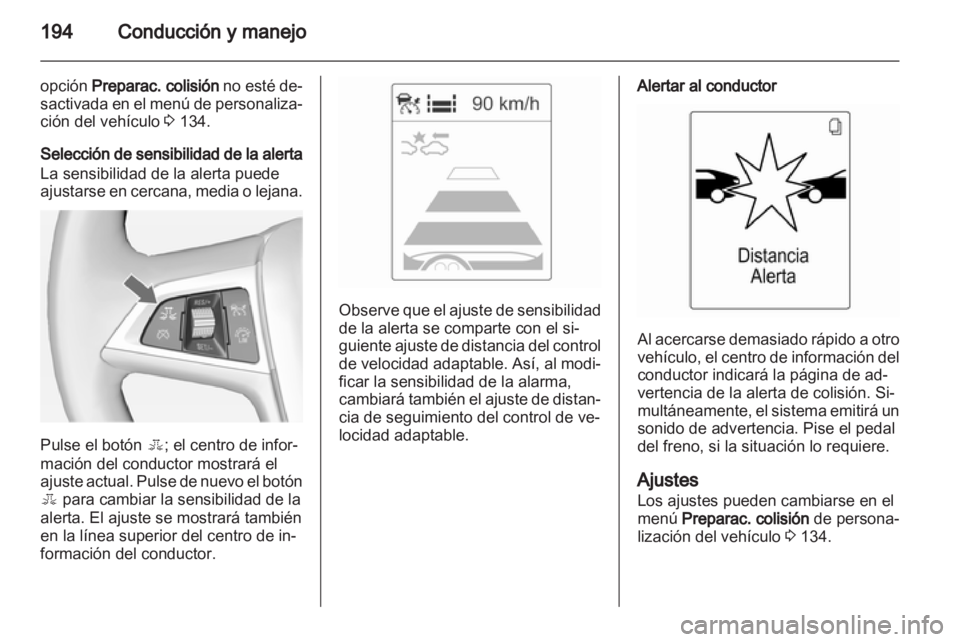 OPEL ZAFIRA TOURER 2013  Manual de Instrucciones (in Spanish) 
