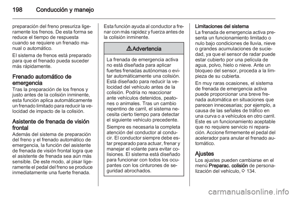 OPEL ZAFIRA TOURER 2013  Manual de Instrucciones (in Spanish) 