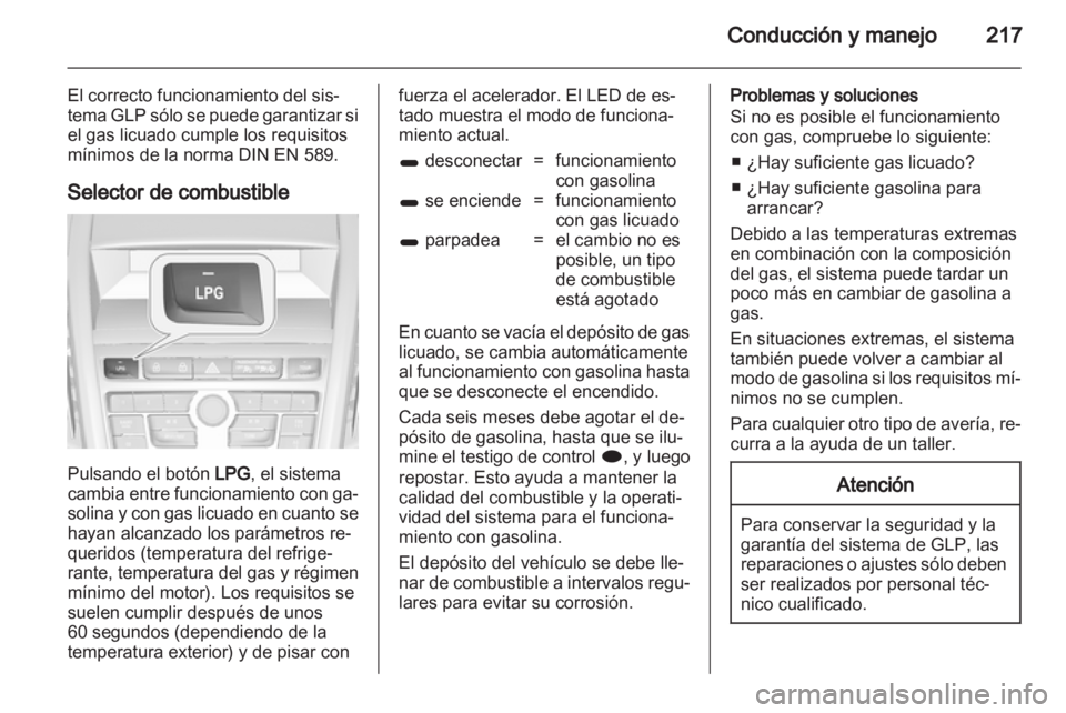 OPEL ZAFIRA TOURER 2013  Manual de Instrucciones (in Spanish) 