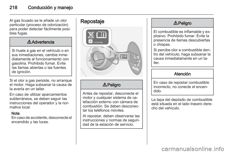 OPEL ZAFIRA TOURER 2013  Manual de Instrucciones (in Spanish) 
