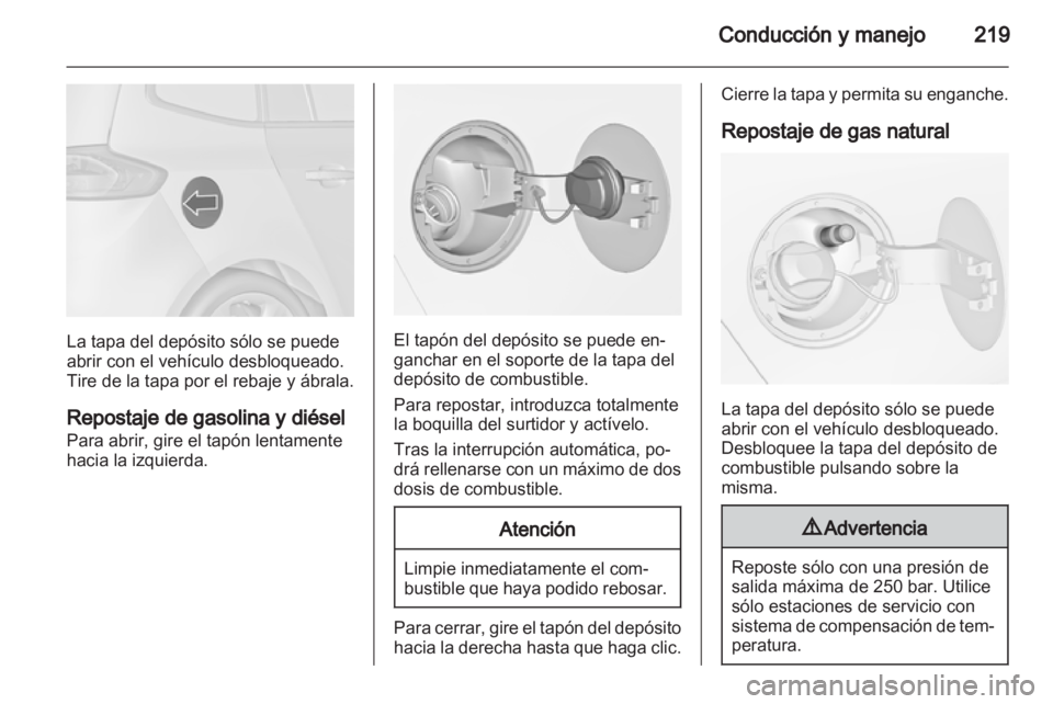 OPEL ZAFIRA TOURER 2013  Manual de Instrucciones (in Spanish) 