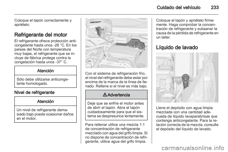 OPEL ZAFIRA TOURER 2013  Manual de Instrucciones (in Spanish) 