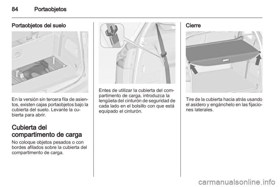 OPEL ZAFIRA TOURER 2013  Manual de Instrucciones (in Spanish) 