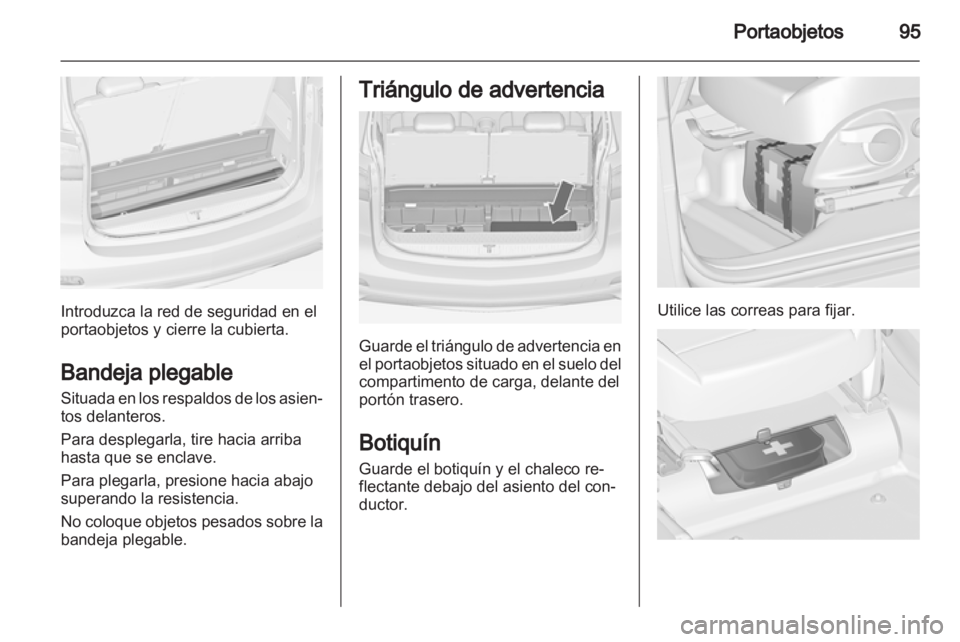 OPEL ZAFIRA TOURER 2013  Manual de Instrucciones (in Spanish) 