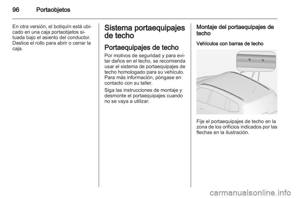 OPEL ZAFIRA TOURER 2013  Manual de Instrucciones (in Spanish) 