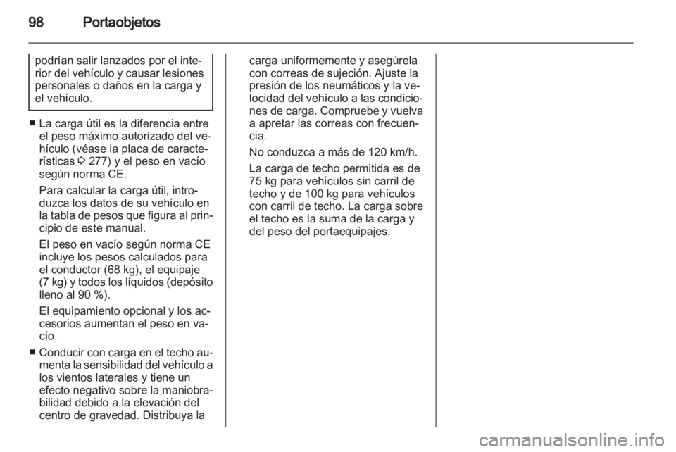 OPEL ZAFIRA TOURER 2013  Manual de Instrucciones (in Spanish) 