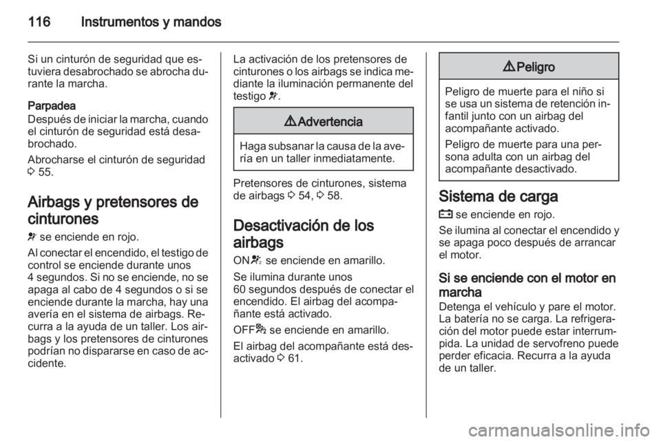 OPEL ZAFIRA TOURER 2013.5  Manual de Instrucciones (in Spanish) 