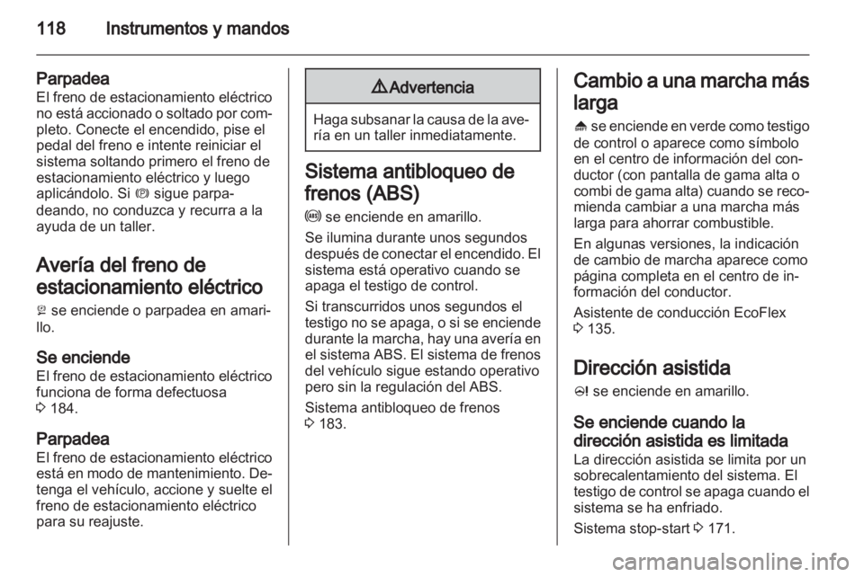 OPEL ZAFIRA TOURER 2013.5  Manual de Instrucciones (in Spanish) 