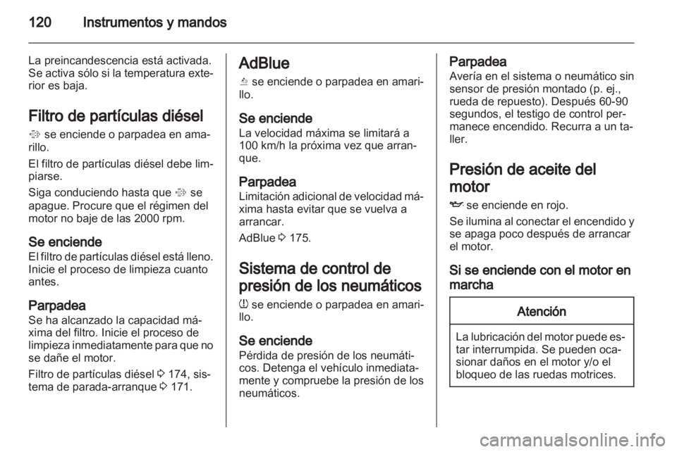 OPEL ZAFIRA TOURER 2013.5  Manual de Instrucciones (in Spanish) 