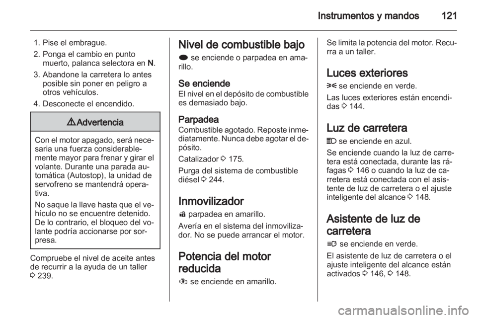 OPEL ZAFIRA TOURER 2013.5  Manual de Instrucciones (in Spanish) 