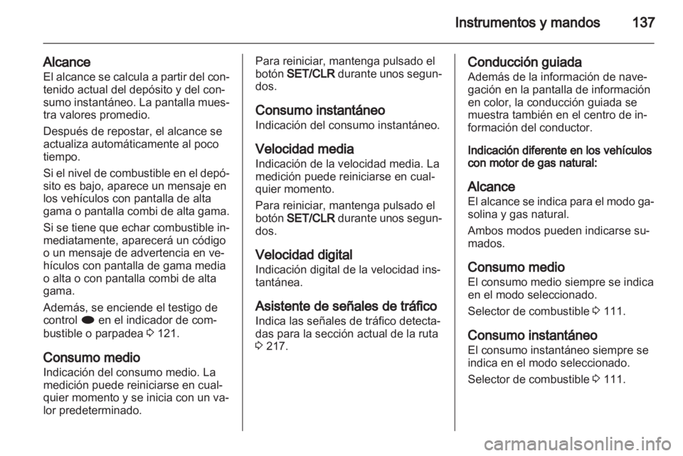 OPEL ZAFIRA TOURER 2013.5  Manual de Instrucciones (in Spanish) 