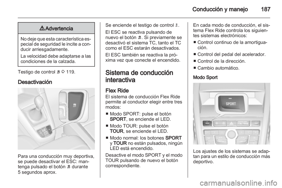 OPEL ZAFIRA TOURER 2013.5  Manual de Instrucciones (in Spanish) 