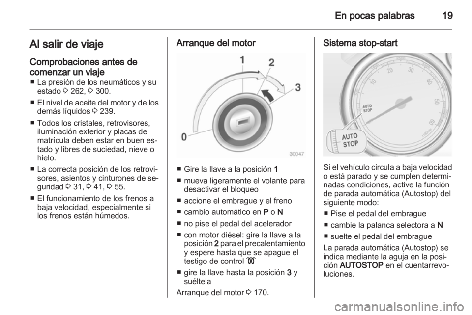 OPEL ZAFIRA TOURER 2013.5  Manual de Instrucciones (in Spanish) 
