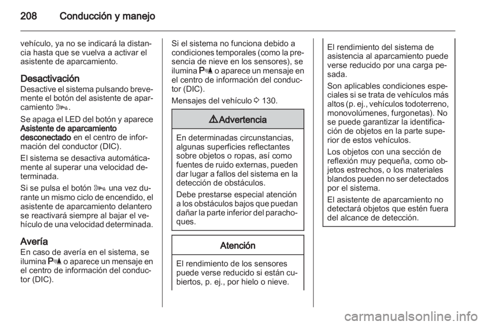OPEL ZAFIRA TOURER 2013.5  Manual de Instrucciones (in Spanish) 