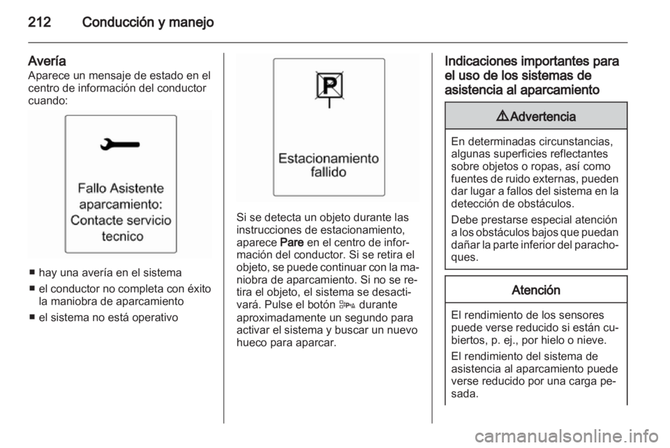 OPEL ZAFIRA TOURER 2013.5  Manual de Instrucciones (in Spanish) 