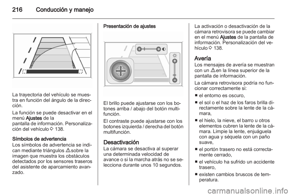OPEL ZAFIRA TOURER 2013.5  Manual de Instrucciones (in Spanish) 