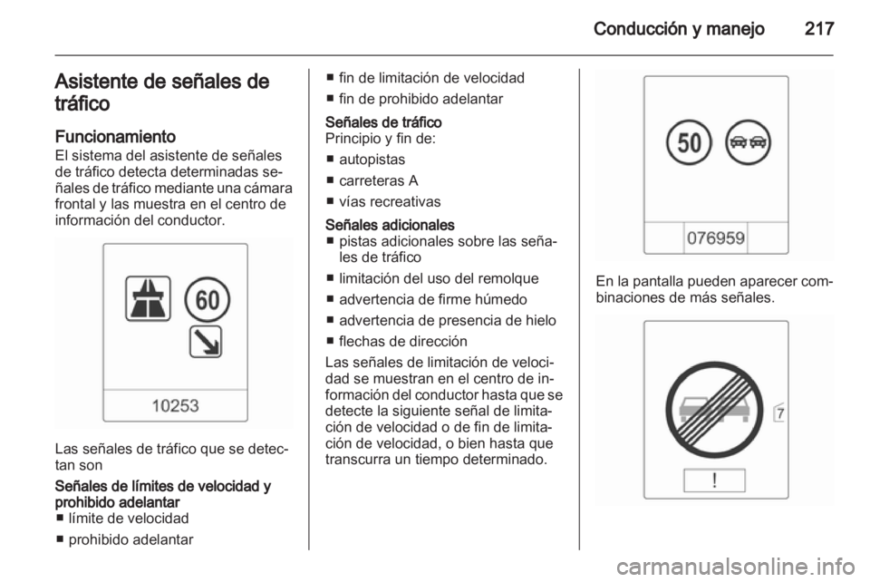 OPEL ZAFIRA TOURER 2013.5  Manual de Instrucciones (in Spanish) 