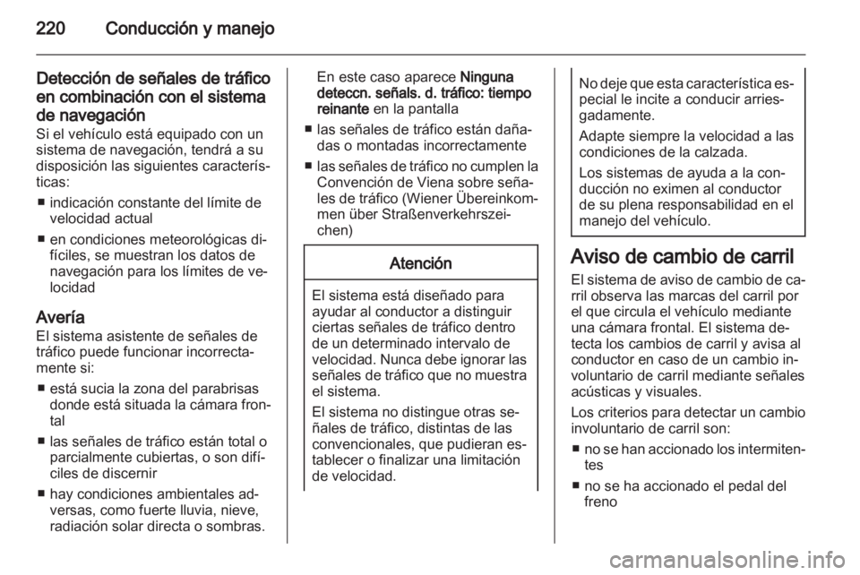 OPEL ZAFIRA TOURER 2013.5  Manual de Instrucciones (in Spanish) 