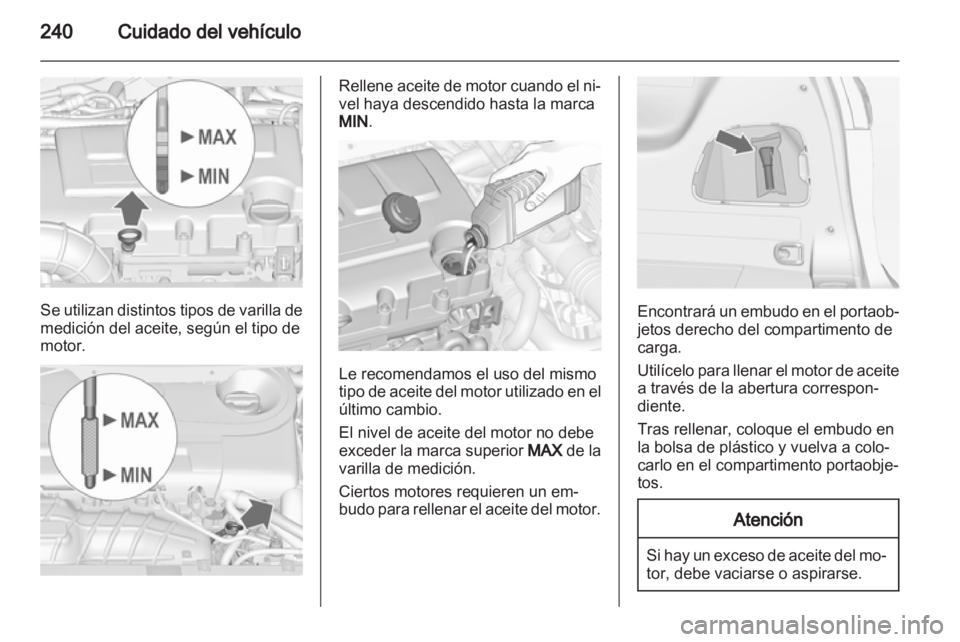 OPEL ZAFIRA TOURER 2013.5  Manual de Instrucciones (in Spanish) 