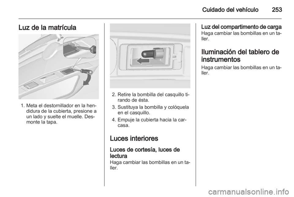 OPEL ZAFIRA TOURER 2013.5  Manual de Instrucciones (in Spanish) 