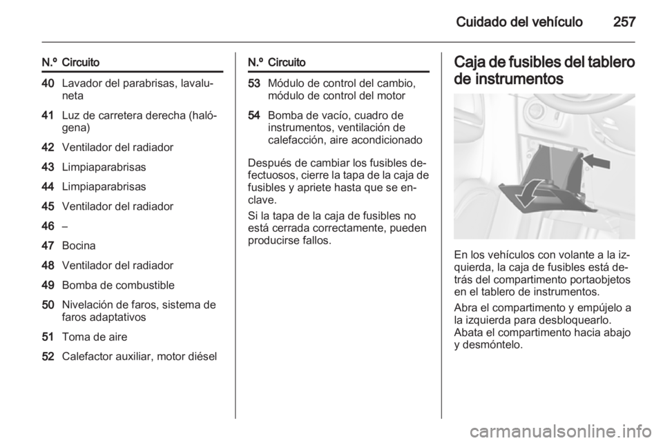 OPEL ZAFIRA TOURER 2013.5  Manual de Instrucciones (in Spanish) 
