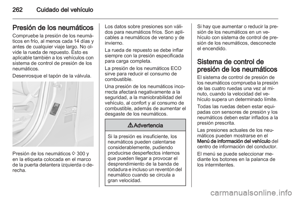 OPEL ZAFIRA TOURER 2013.5  Manual de Instrucciones (in Spanish) 
