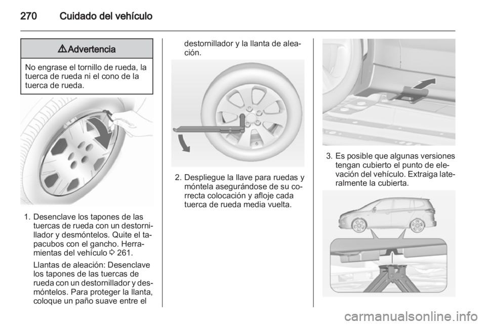 OPEL ZAFIRA TOURER 2013.5  Manual de Instrucciones (in Spanish) 